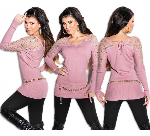 ooKouCla_V-Cut_sweater_with_rhinestone__Color_ROSE_Size_Onesize_0000ISF8102_ROSE_66_1.jpg